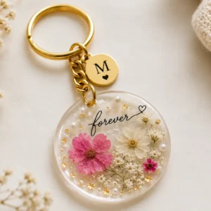 Personalized Initial Keychain
