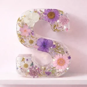 Resin Alphabet Name Decor