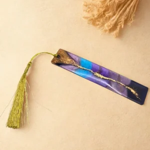 Galaxy Resin Bookmark