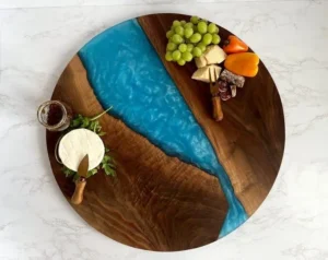 Wood and Resin Tray
