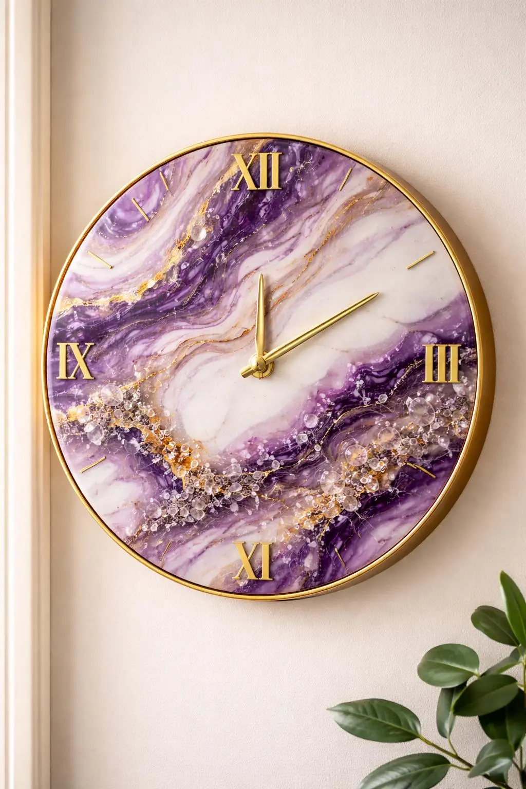 Designer Resin Wall Clock